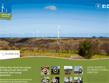 Tablet Screenshot of jeffreysbaywindfarm.co.za